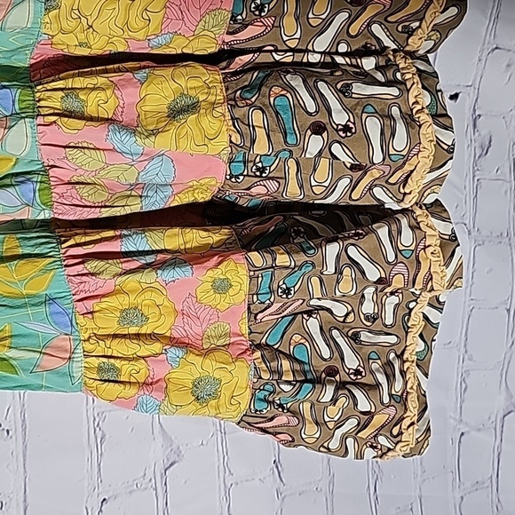 Matilda Jane It's a wonderful parade Rollercoaster tiered dress sz 6 K46 - Picture 3 of 6